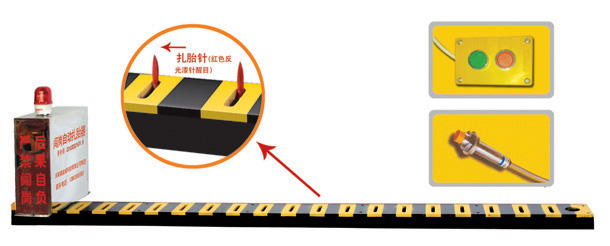 林甸县V3嵌入式闯岗自动扎胎器/阻车器